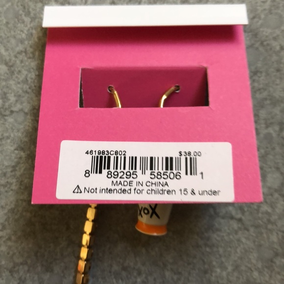 Betsey Johnson Pumpkin Spice Coffee & Pumpkin Mismatch Drop Earrings NWT - Picture 13 of 13